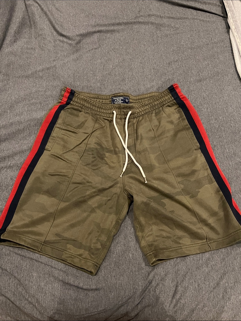 Abercrombie & Fitch Olive Green Athletic Shorts Vintage